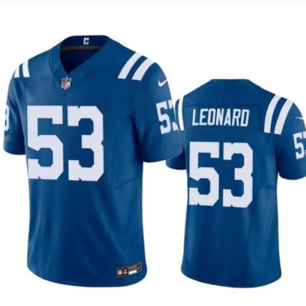 Indianapolis Colts Darius Leonard Vapor F.U.S.E. Limited Royal Jersey
